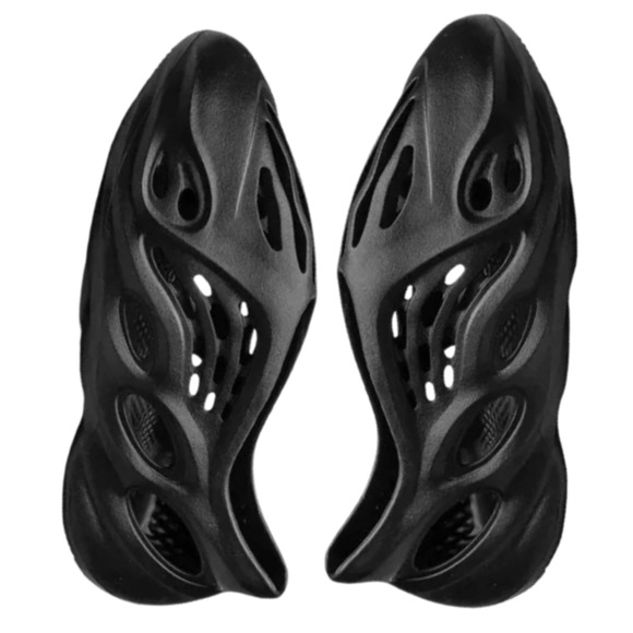 EVA black foam rubber running shoes women's-Size 41 (9.5) - Picture 3 of 4